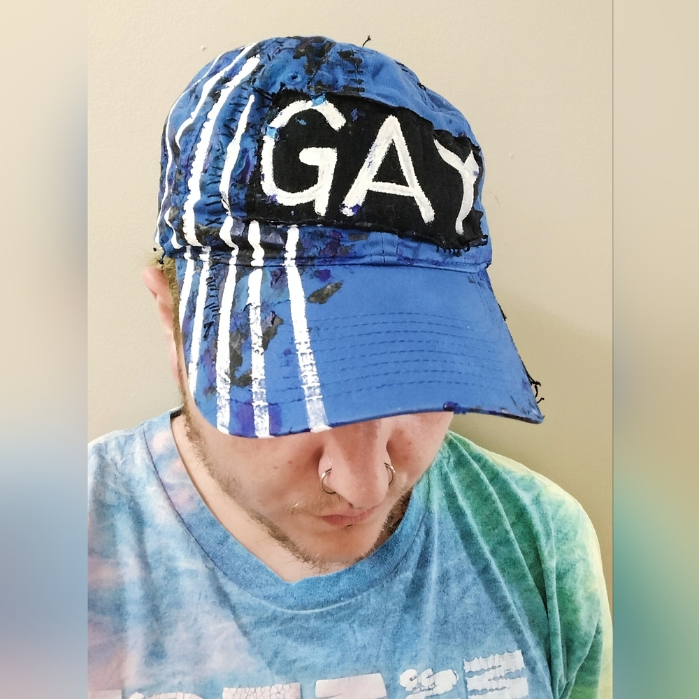 GAY Blue Baseball Cap